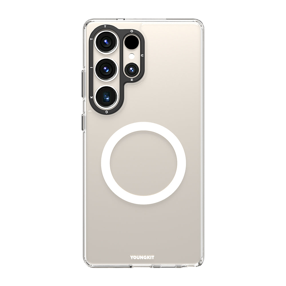 Youngkit Gemstone Serisi Galaxy S25 Ultra Magsafe Cam Arka Yüzey TPU Telefon Kılıfı-8