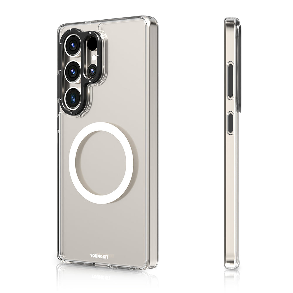Youngkit Gemstone Serisi Galaxy S25 Ultra Magsafe Cam Arka Yüzey TPU Telefon Kılıfı-7