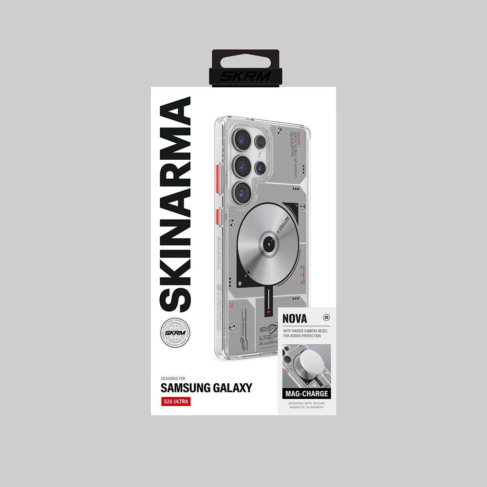 Skinarma Nova Galaxy S25 Ultra Magsafe Disk Desenli Airbag Tasarımlı Telefon Kılıfı-5