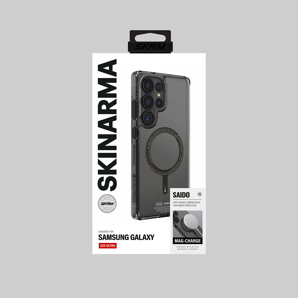 Skinarma Saido Galaxy S25 Ultra Magsafe Şeffaf Airbag Tasarımlı Telefon Kılıfı-4
