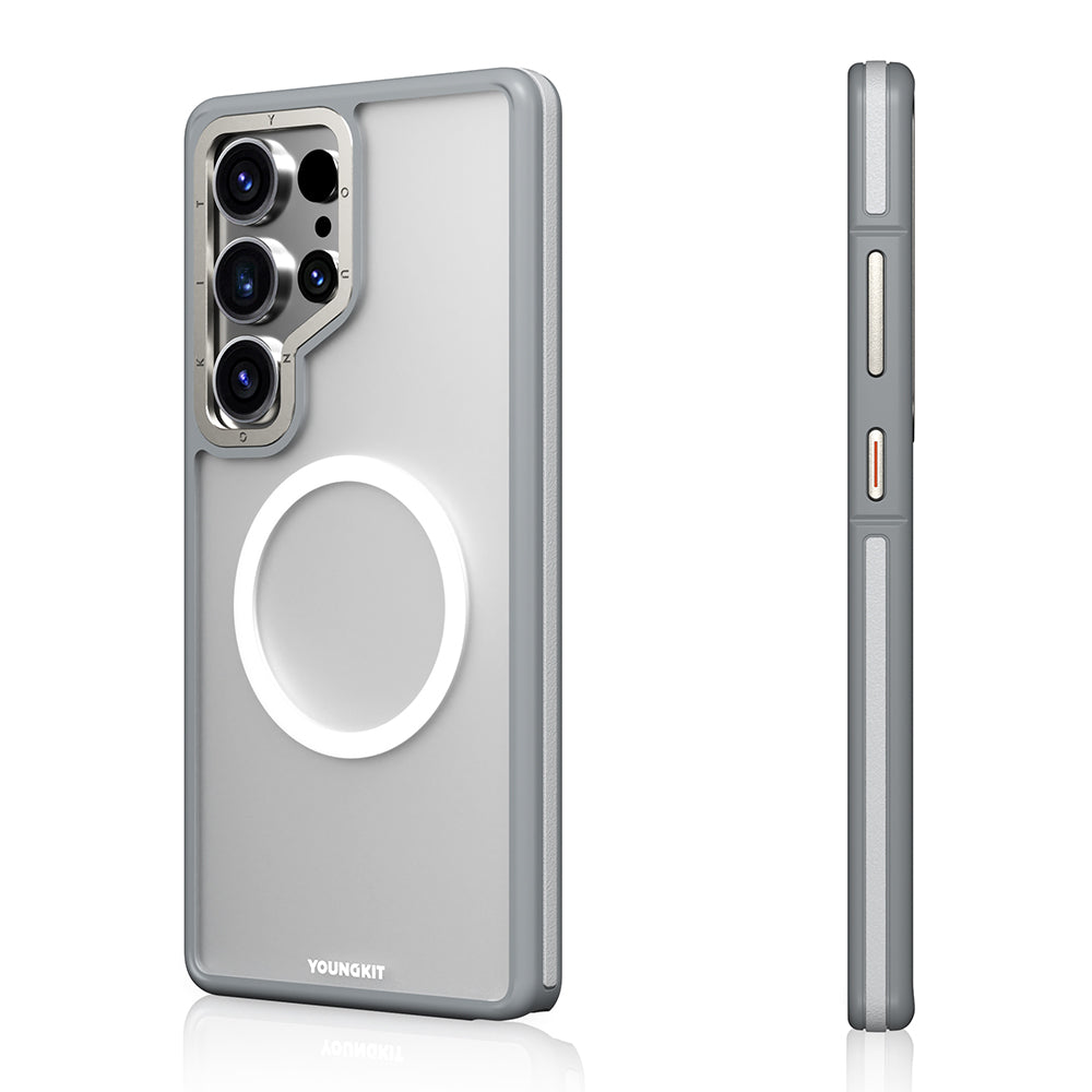 Youngkit Rock Sand Serisi Galaxy S25 Ultra Magsafe Şarj Özellikli Telefon Kılıfı-10