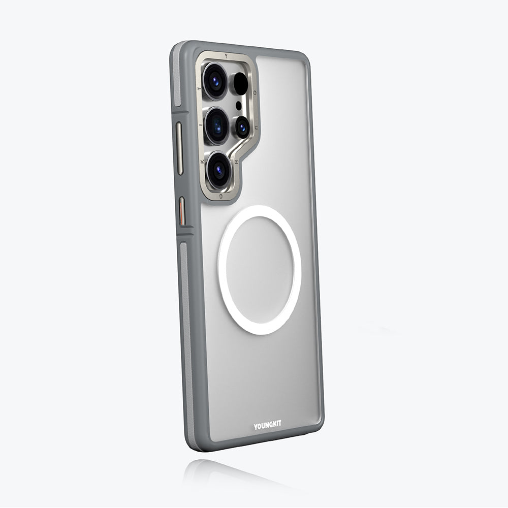 Youngkit Rock Sand Serisi Galaxy S25 Ultra Magsafe Şarj Özellikli Telefon Kılıfı-8