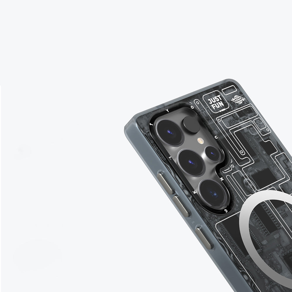 YoungKit Technology Serisi Galaxy S25 Ultra Kılıf M-safe Şarj Özellikli Kılıf