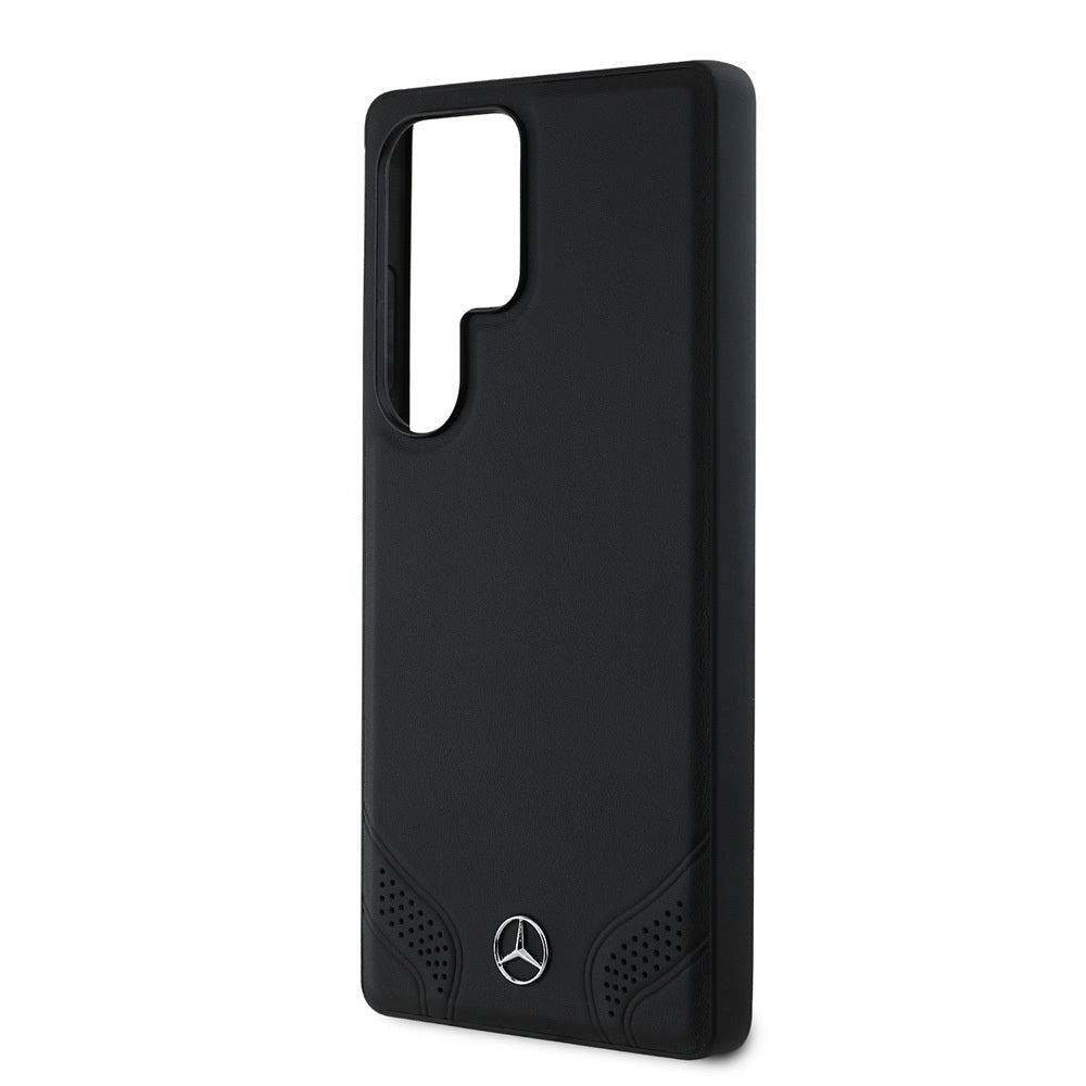 Mercedes Benz Galaxy S25 Ultra Orjinal Lisanslı M-safe Şarj Özellikli Deri Dizayn Sade Kılıf