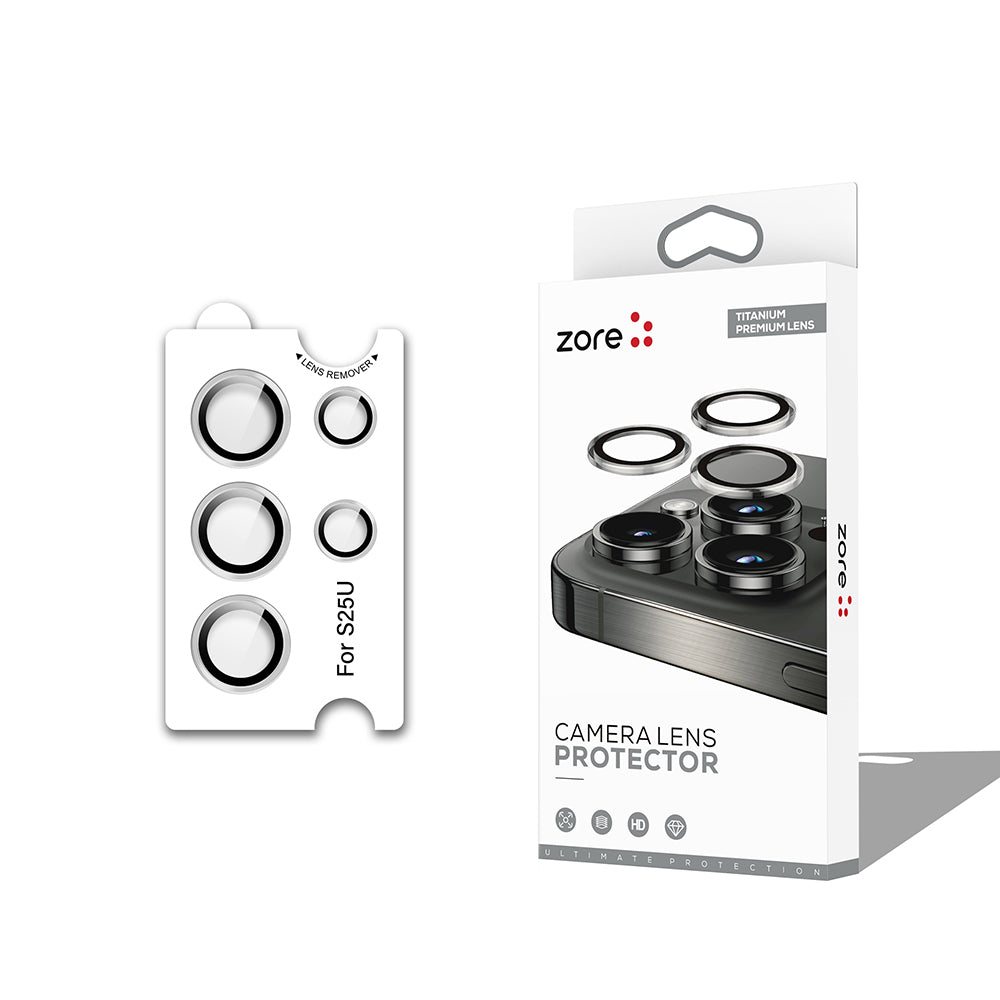 Cepax CL-12 Premium Galaxy S25 Ultra Safir Parmak İzi Bırakmayan Anti-Reflective Kamera Lens Koruyucu