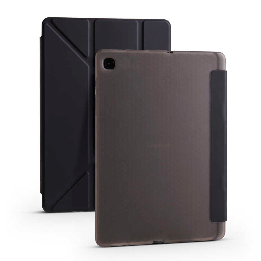 Cepax Foldable Galaxy Tab A7 10.4 T500 2020 Kalem Bölmeli Standlı Tablet Kılıfı - 7
