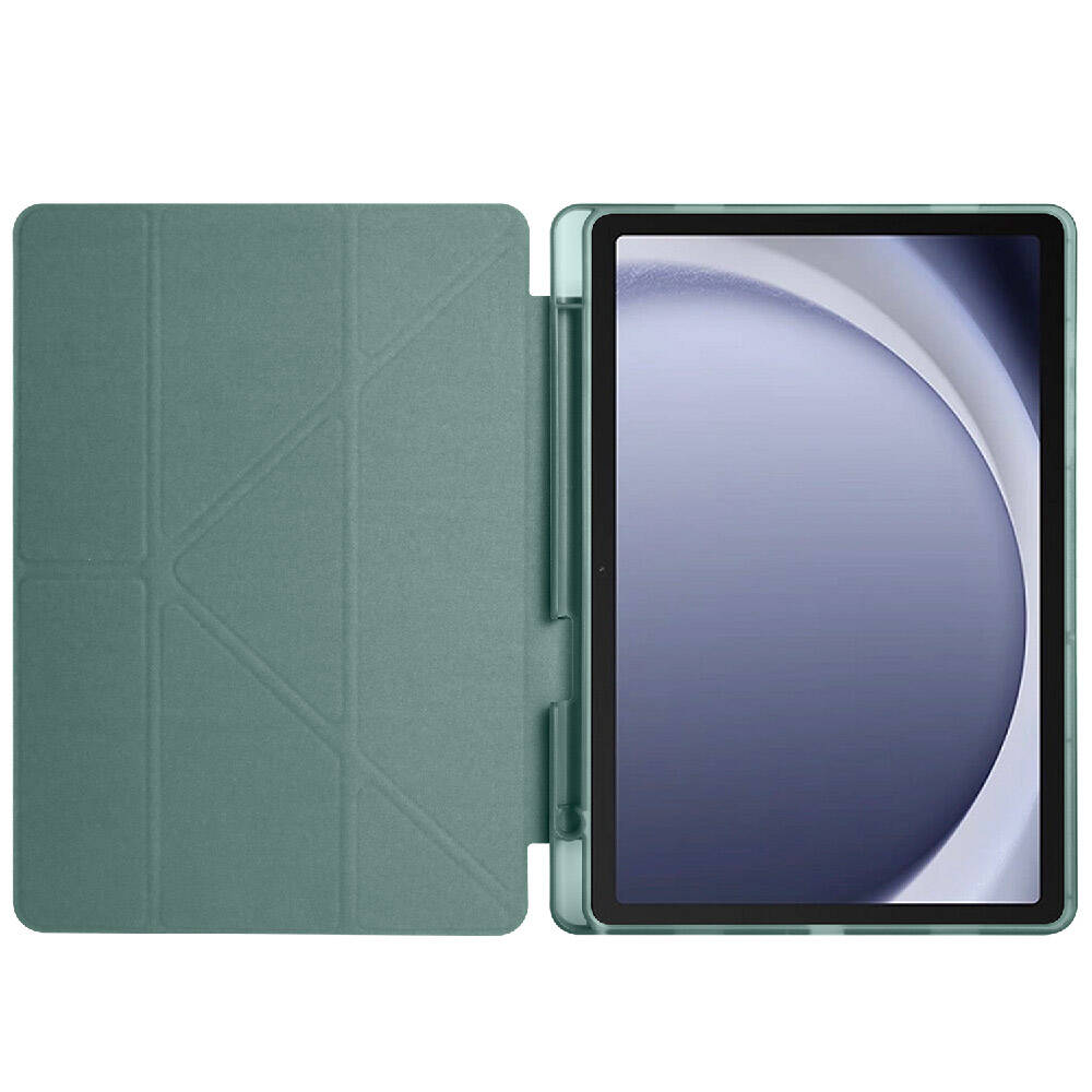 Cepax Foldable Galaxy Tab A9 Kalem Bölmeli Standlı Tablet Kılıfı - 19