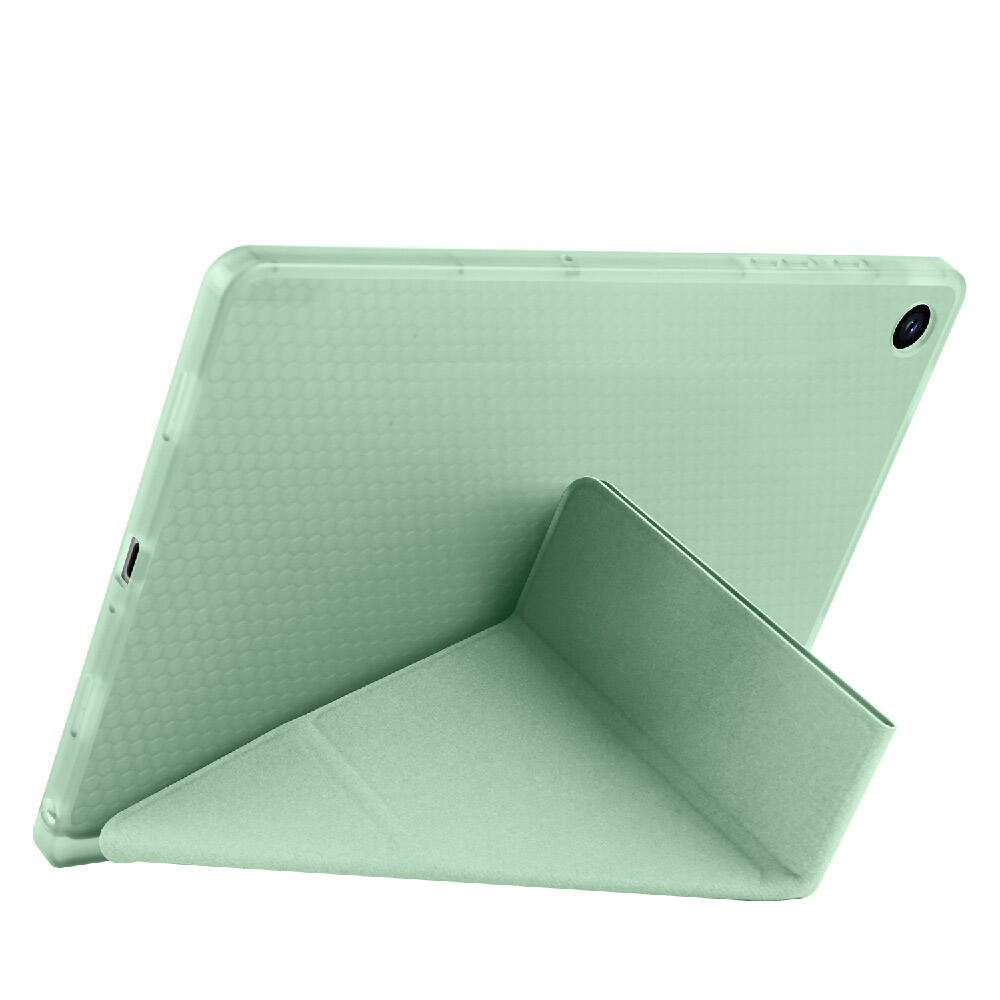 Cepax Foldable Galaxy Tab A9 Kalem Bölmeli Standlı Tablet Kılıfı - 26