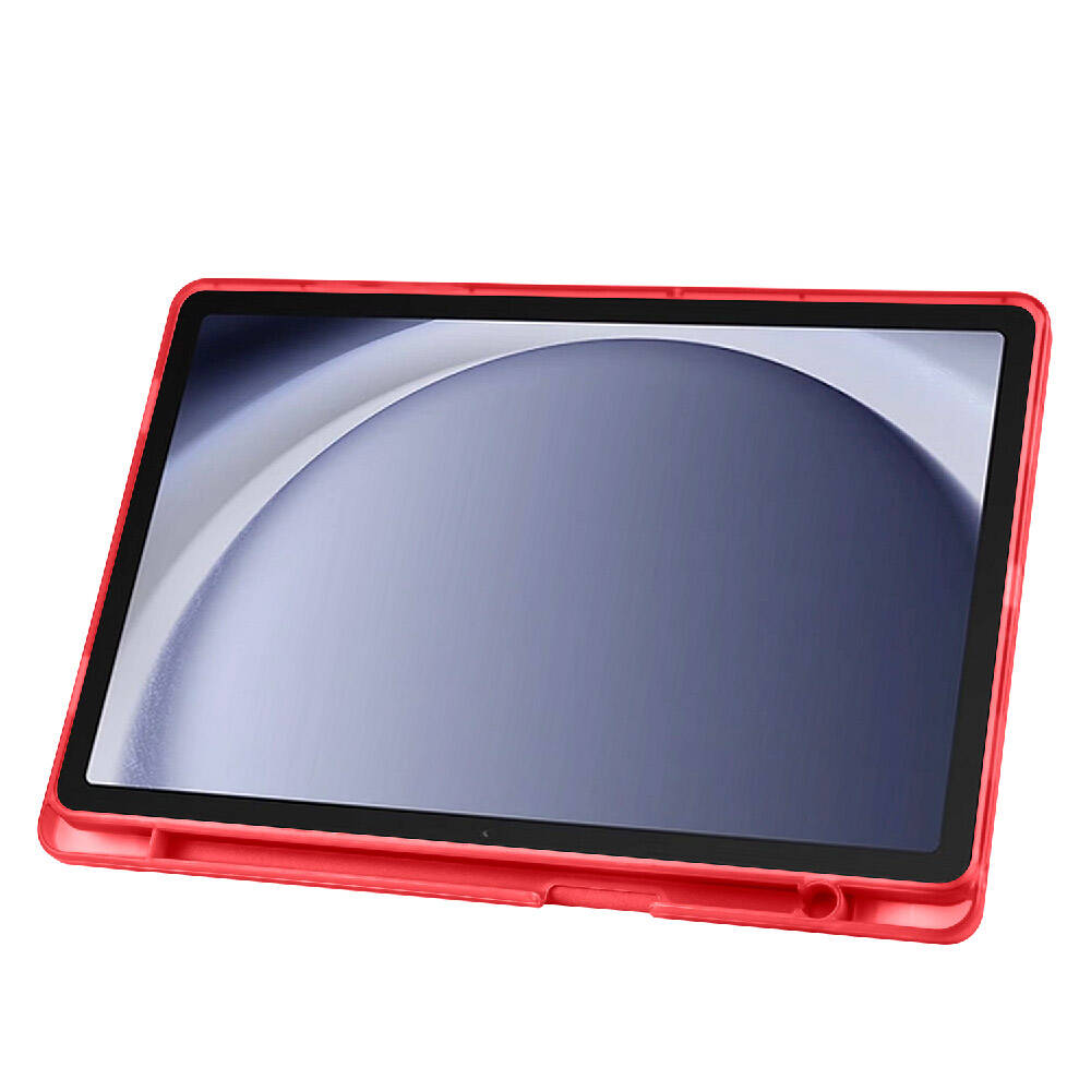 Cepax Foldable Galaxy Tab A9 Kalem Bölmeli Standlı Tablet Kılıfı - 44