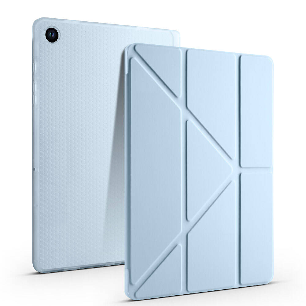 Cepax Foldable Galaxy Tab A9 Kalem Bölmeli Standlı Tablet Kılıfı - 3