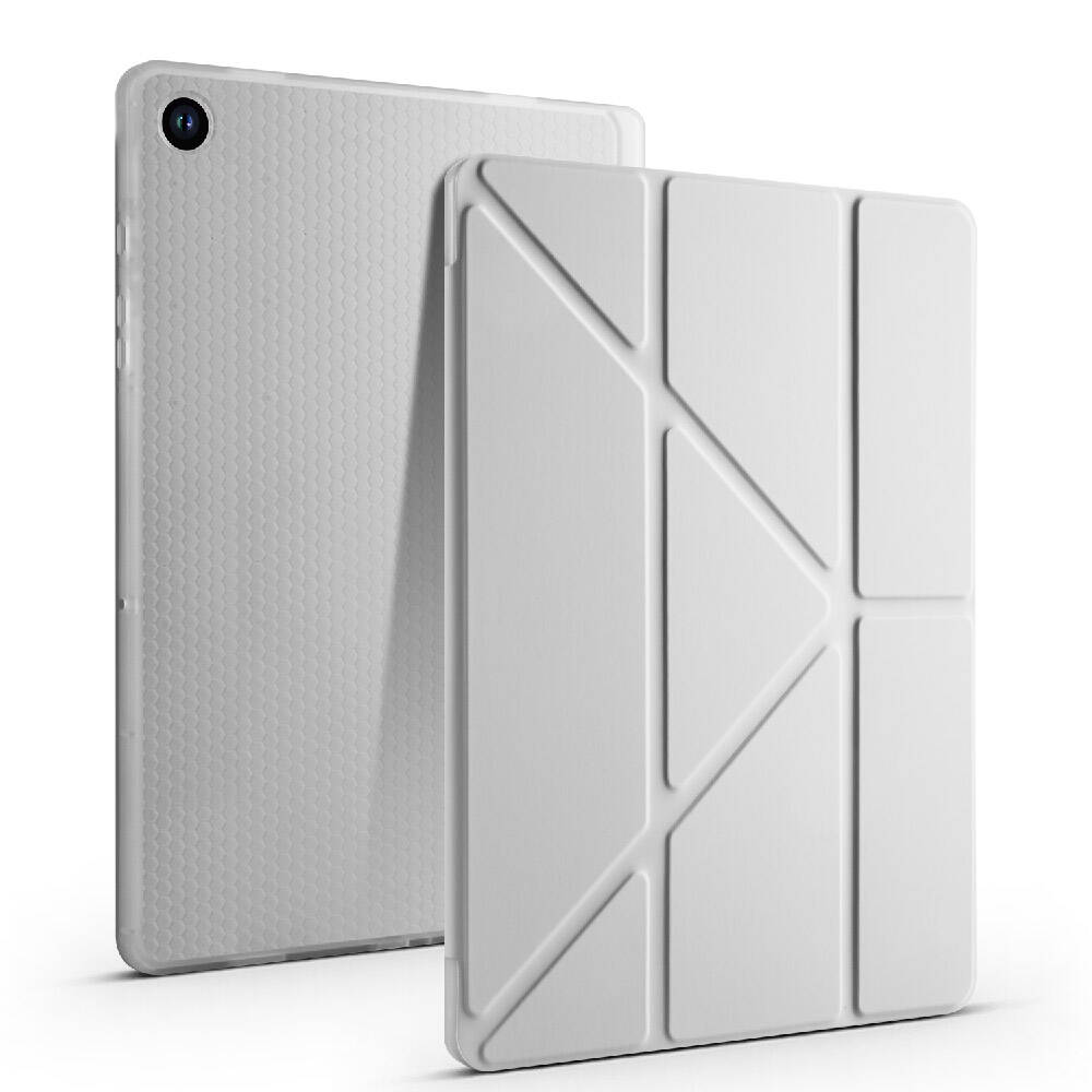 Cepax Foldable Galaxy Tab A9 Plus Kılıf Zore Tri Folding Kalem Bölmeli Standlı Tablet Kılıfı - 2