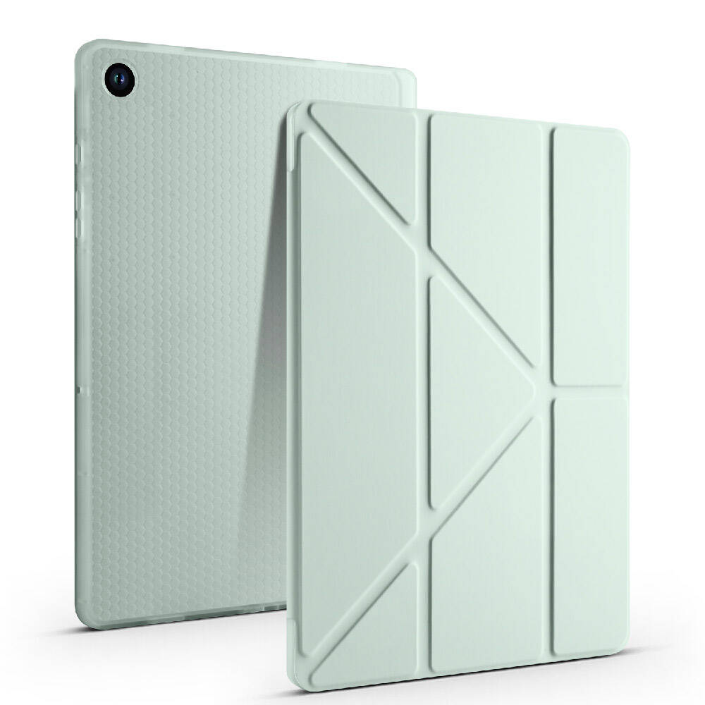 Cepax Foldable Galaxy Tab A9 Plus Kılıf Zore Tri Folding Kalem Bölmeli Standlı Tablet Kılıfı - 7