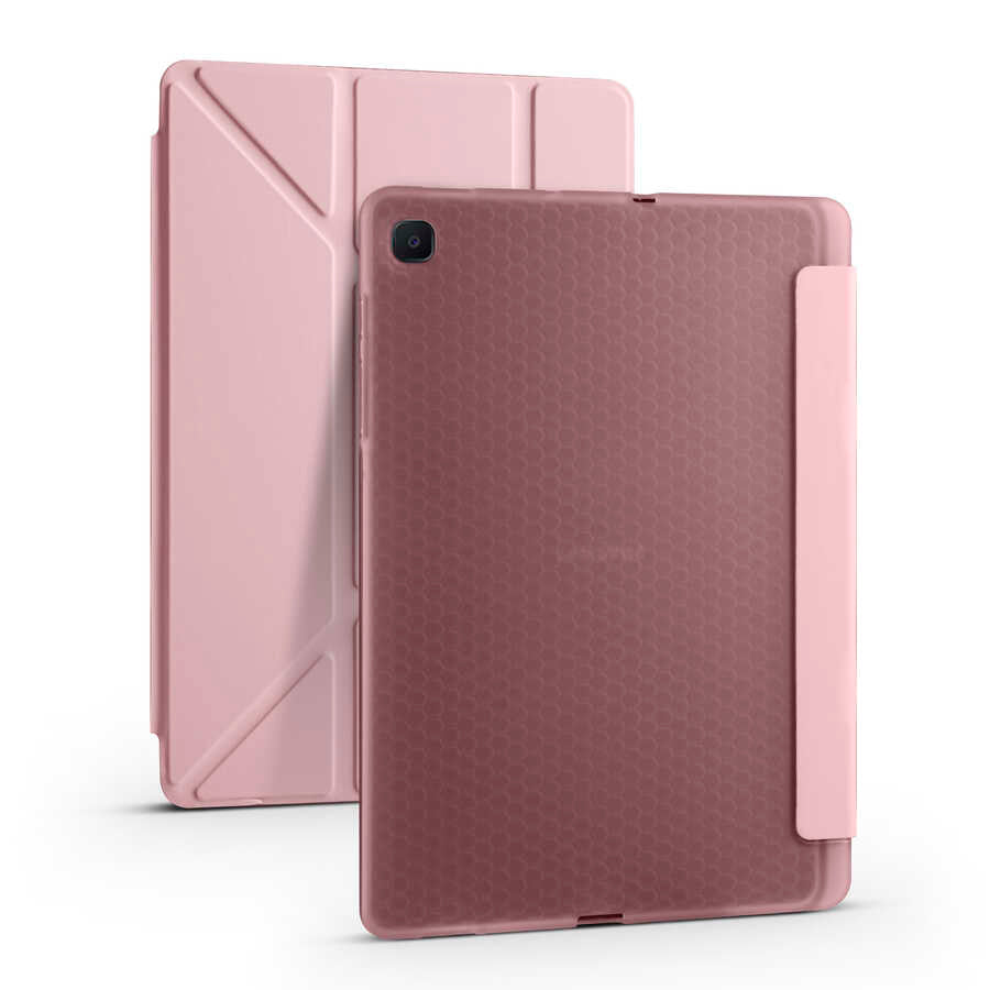 Cepax Foldable Galaxy Tab S6 Lite P610 Kalem Bölmeli Standlı Tablet Kılıfı - 11