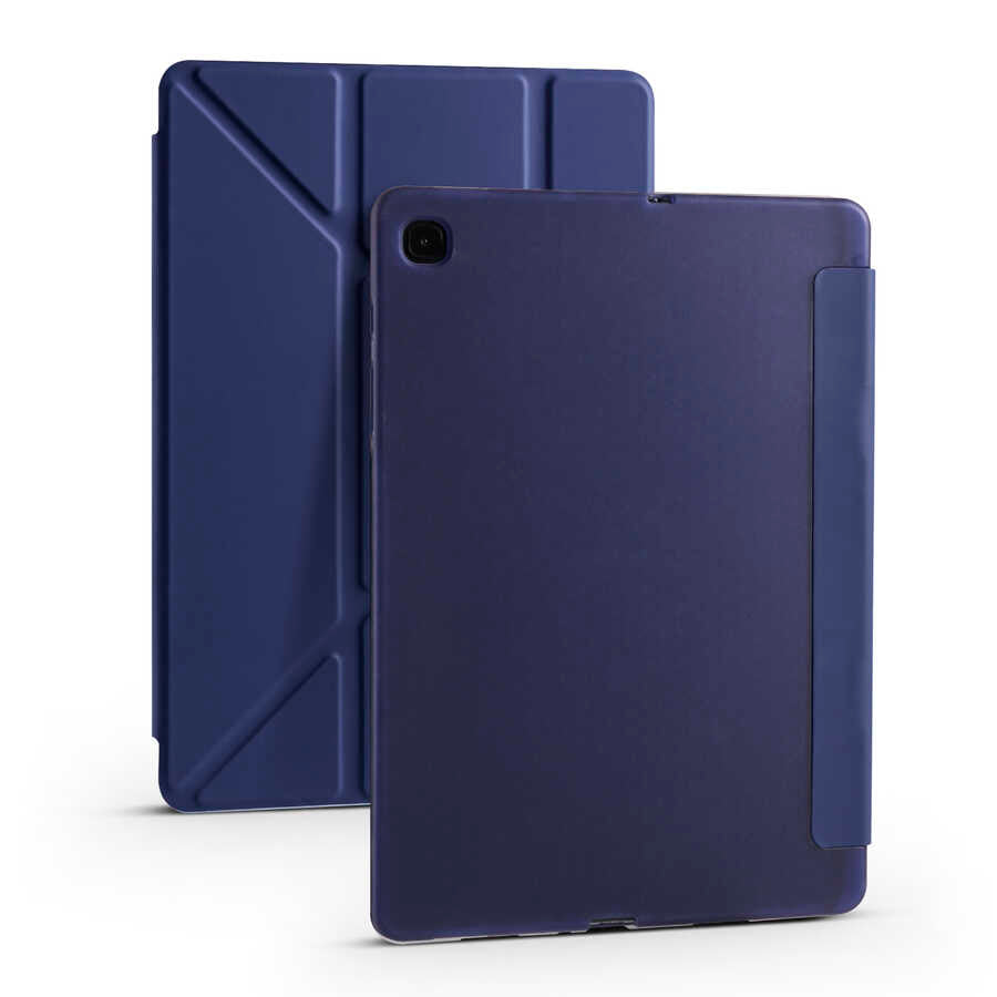 Cepax Foldable Galaxy Tab S6 Lite P610 Kalem Bölmeli Standlı Tablet Kılıfı - 12