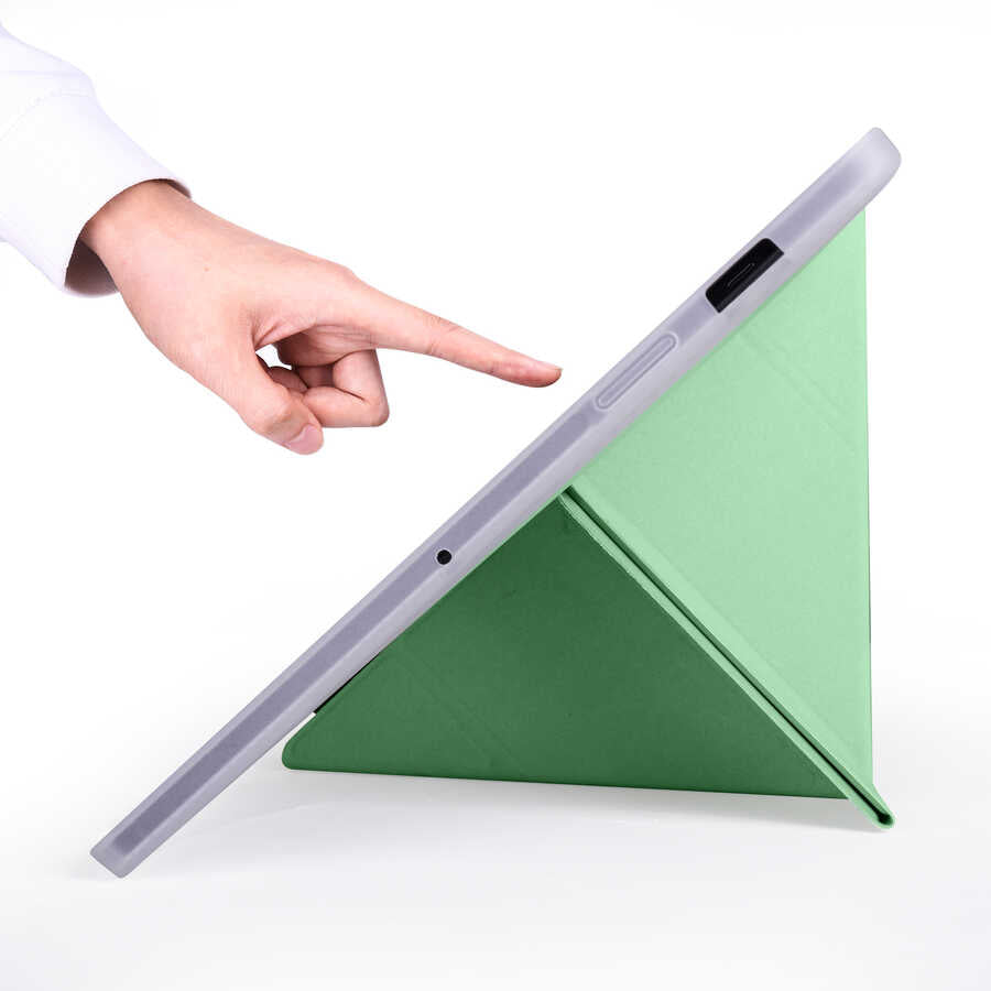 Cepax Foldable Galaxy Tab S7 T870 Kalem Bölmeli Standlı Tablet Kılıfı - 4