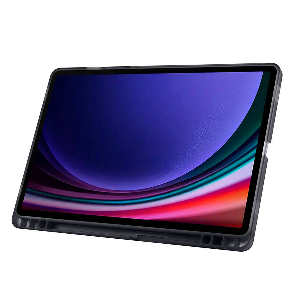Cepax Foldable Galaxy Tab S9 FE Kalem Bölmeli Standlı Tablet Kılıfı - 40