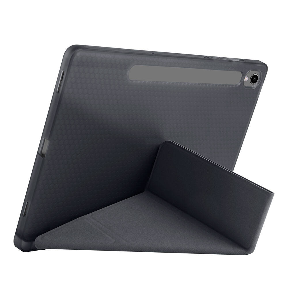 Cepax Foldable Galaxy Tab S9 FE Kalem Bölmeli Standlı Tablet Kılıfı - 26