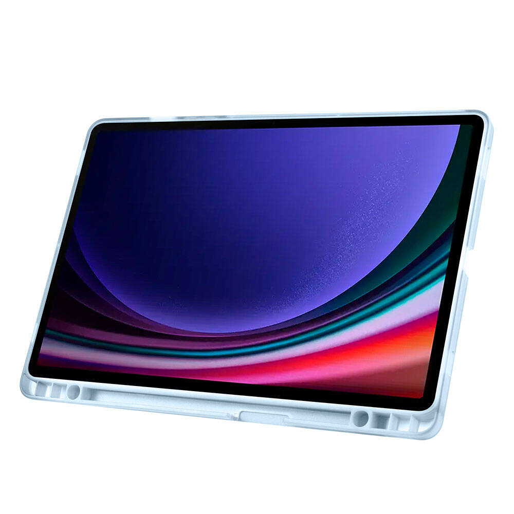 Cepax Foldable Galaxy Tab S9 FE Kalem Bölmeli Standlı Tablet Kılıfı - 44