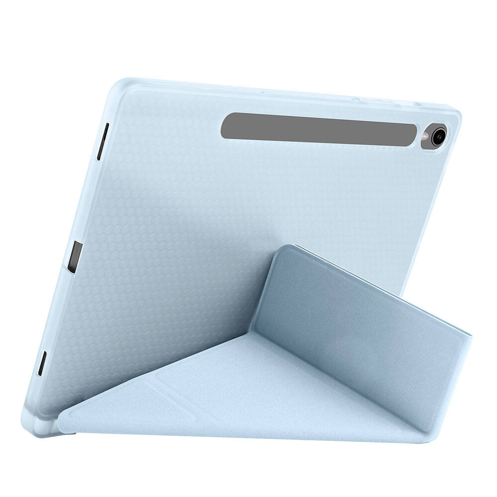 Cepax Foldable Galaxy Tab S9 FE Kalem Bölmeli Standlı Tablet Kılıfı - 23