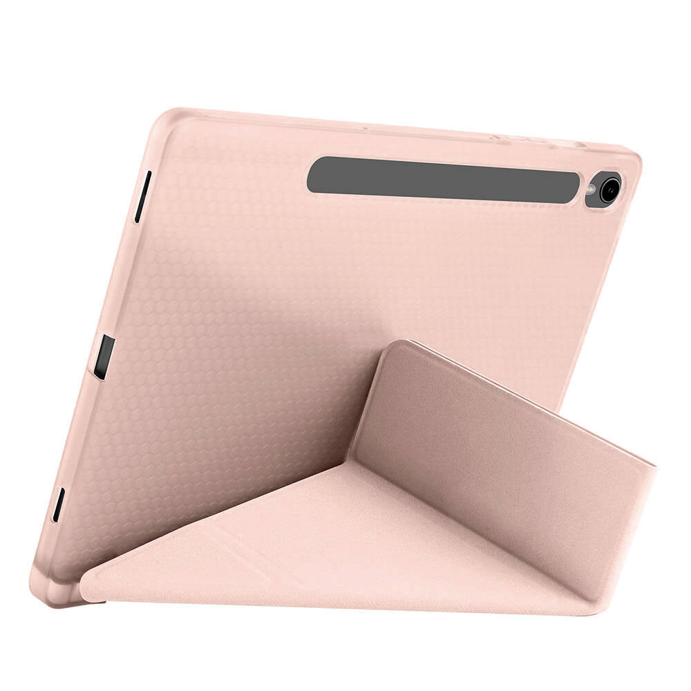 Cepax Foldable Galaxy Tab S9 FE Kalem Bölmeli Standlı Tablet Kılıfı - 28