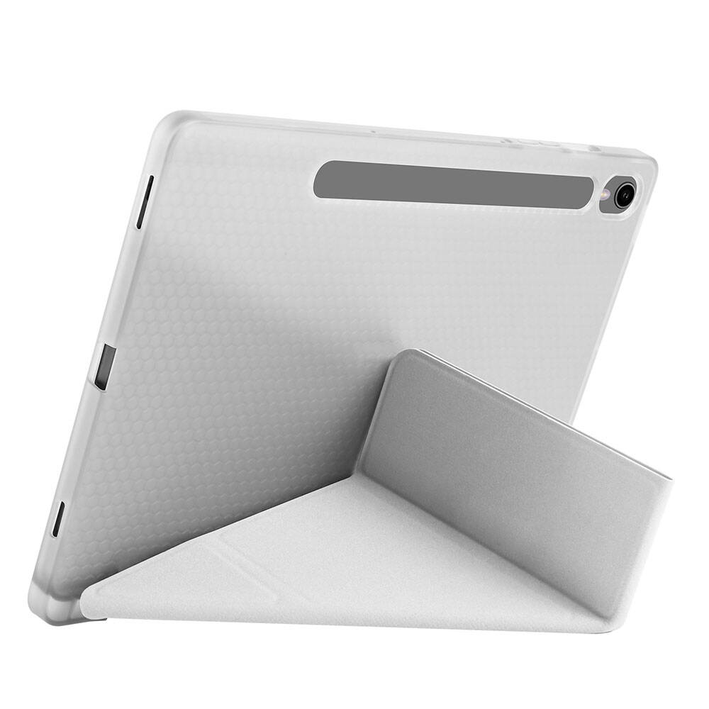 Cepax Foldable Galaxy Tab S9 FE Kalem Bölmeli Standlı Tablet Kılıfı - 21
