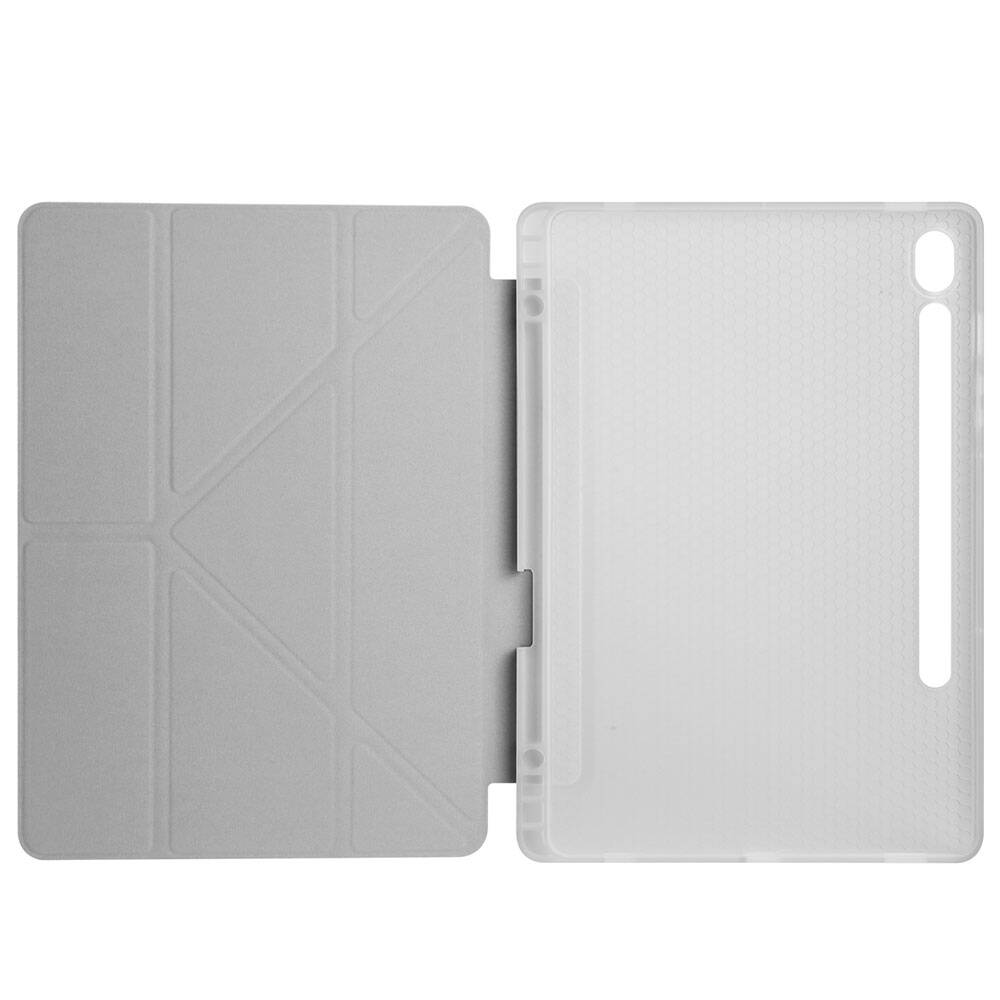 Cepax Foldable Galaxy Tab S9 FE Kalem Bölmeli Standlı Tablet Kılıfı - 11