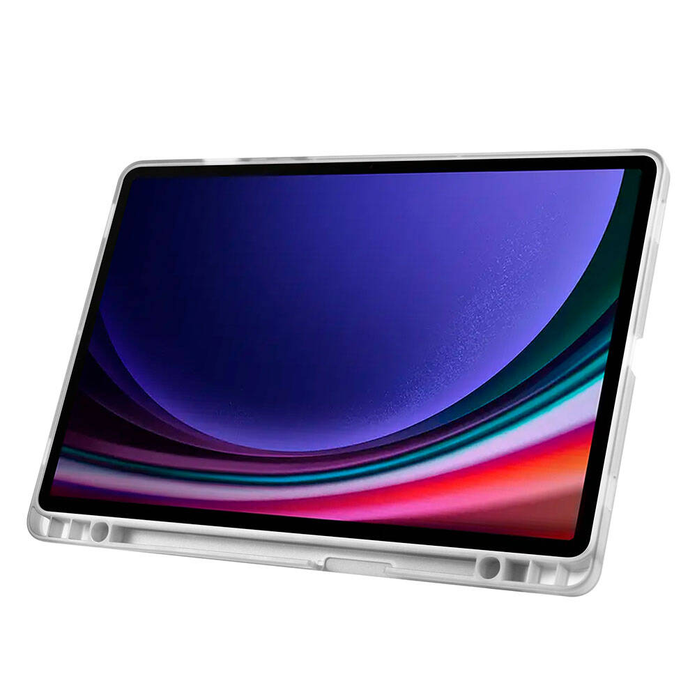 Cepax Foldable Galaxy Tab S9 FE Kalem Bölmeli Standlı Tablet Kılıfı - 38