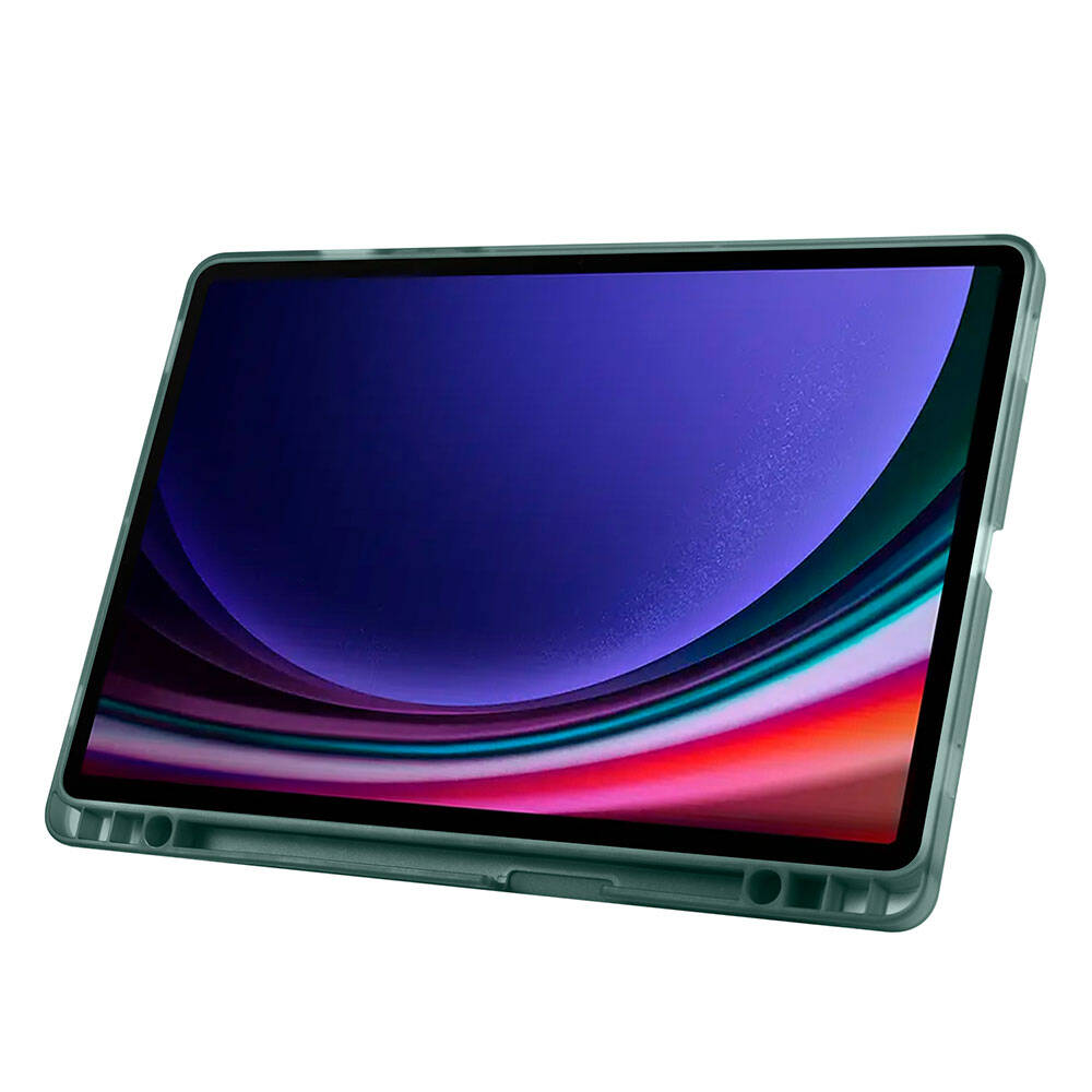 Cepax Foldable Galaxy Tab S9 Kalem Bölmeli Standlı Tablet Kılıfı - 44