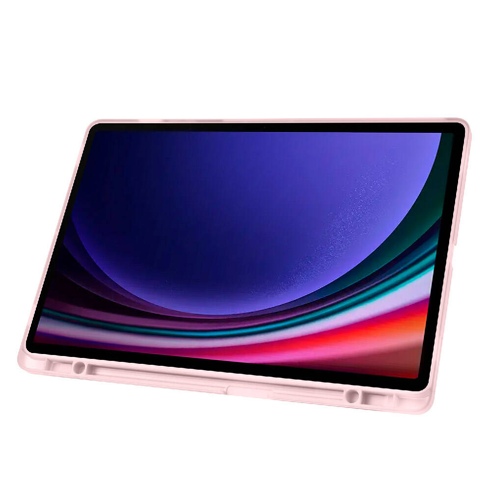 Cepax Foldable Galaxy Tab S9 Plus Kalem Bölmeli Standlı Tablet Kılıfı - 46