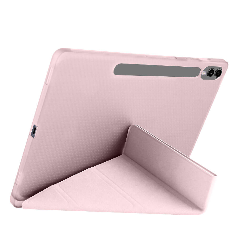 Cepax Foldable Galaxy Tab S9 Plus Kalem Bölmeli Standlı Tablet Kılıfı - 14