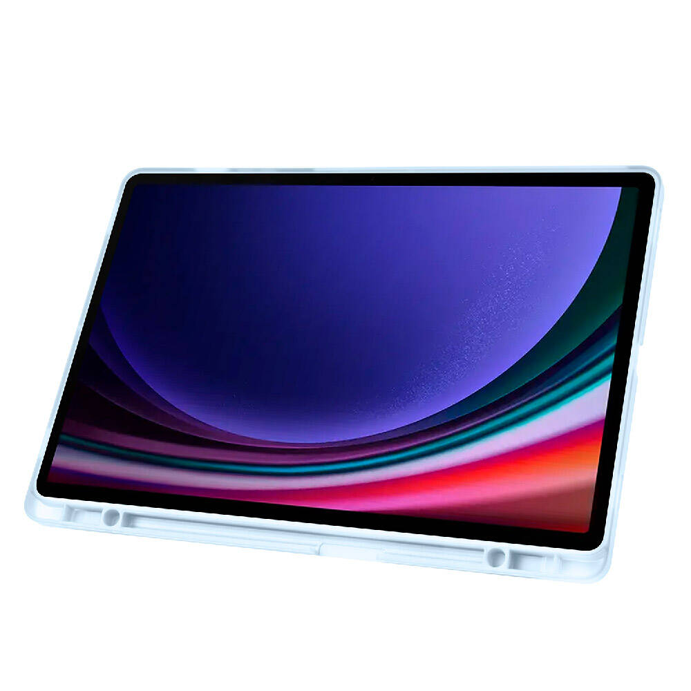 Cepax Foldable Galaxy Tab S9 Plus Kalem Bölmeli Standlı Tablet Kılıfı - 44