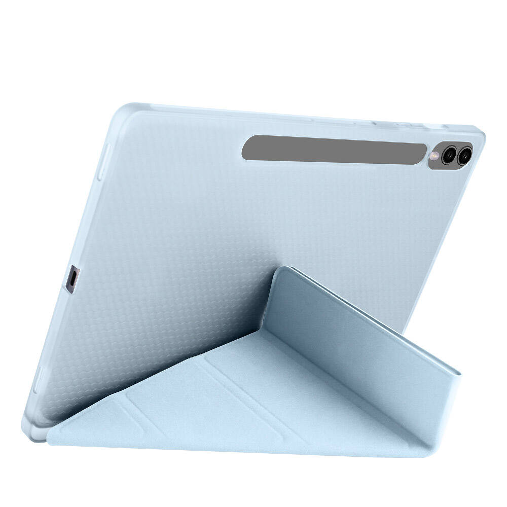 Cepax Foldable Galaxy Tab S9 Plus Kalem Bölmeli Standlı Tablet Kılıfı - 19