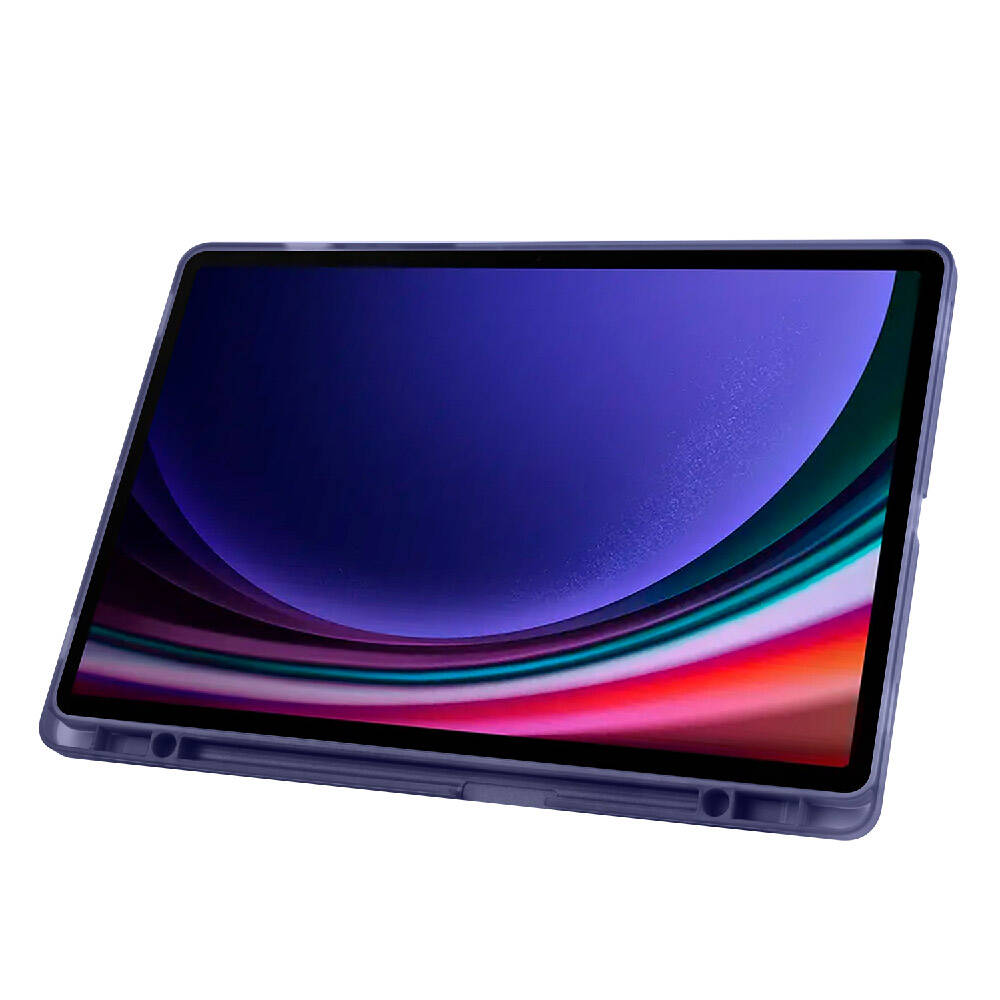 Cepax Foldable Galaxy Tab S9 Plus Kalem Bölmeli Standlı Tablet Kılıfı - 42