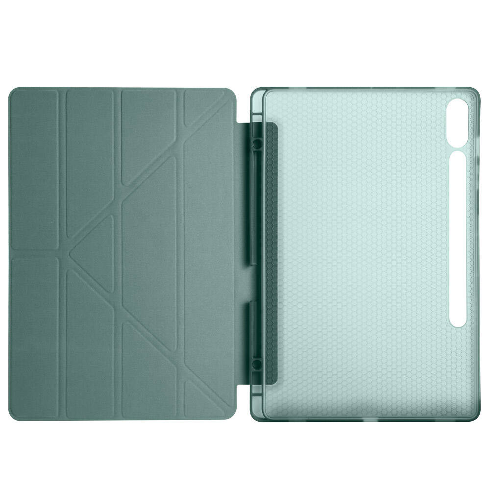 Cepax Foldable Galaxy Tab S9 Plus Kalem Bölmeli Standlı Tablet Kılıfı - 37