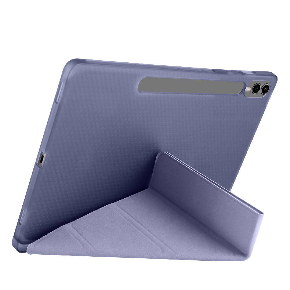 Cepax Foldable Galaxy Tab S9 Plus Kalem Bölmeli Standlı Tablet Kılıfı - 17