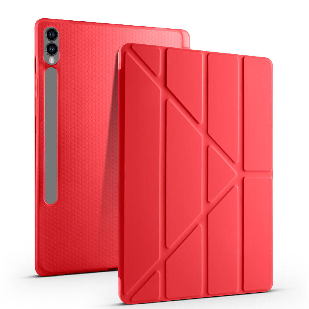 Cepax Foldable Galaxy Tab S9 Plus Kalem Bölmeli Standlı Tablet Kılıfı - 3