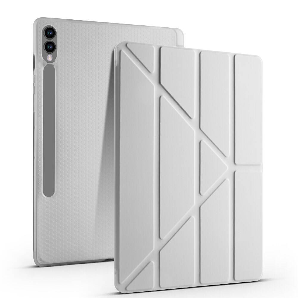 Cepax Foldable Galaxy Tab S9 Plus Kalem Bölmeli Standlı Tablet Kılıfı - 9