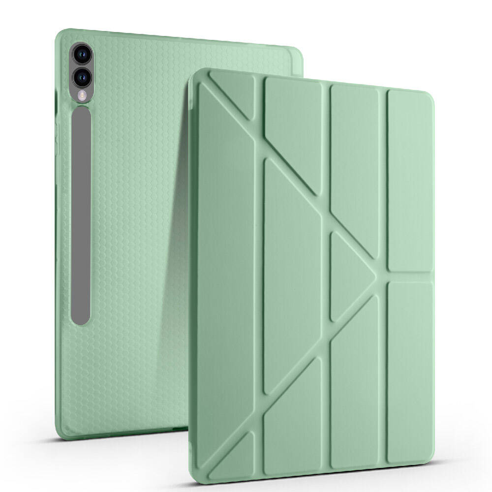 Cepax Foldable Galaxy Tab S9 Plus Kalem Bölmeli Standlı Tablet Kılıfı - 2
