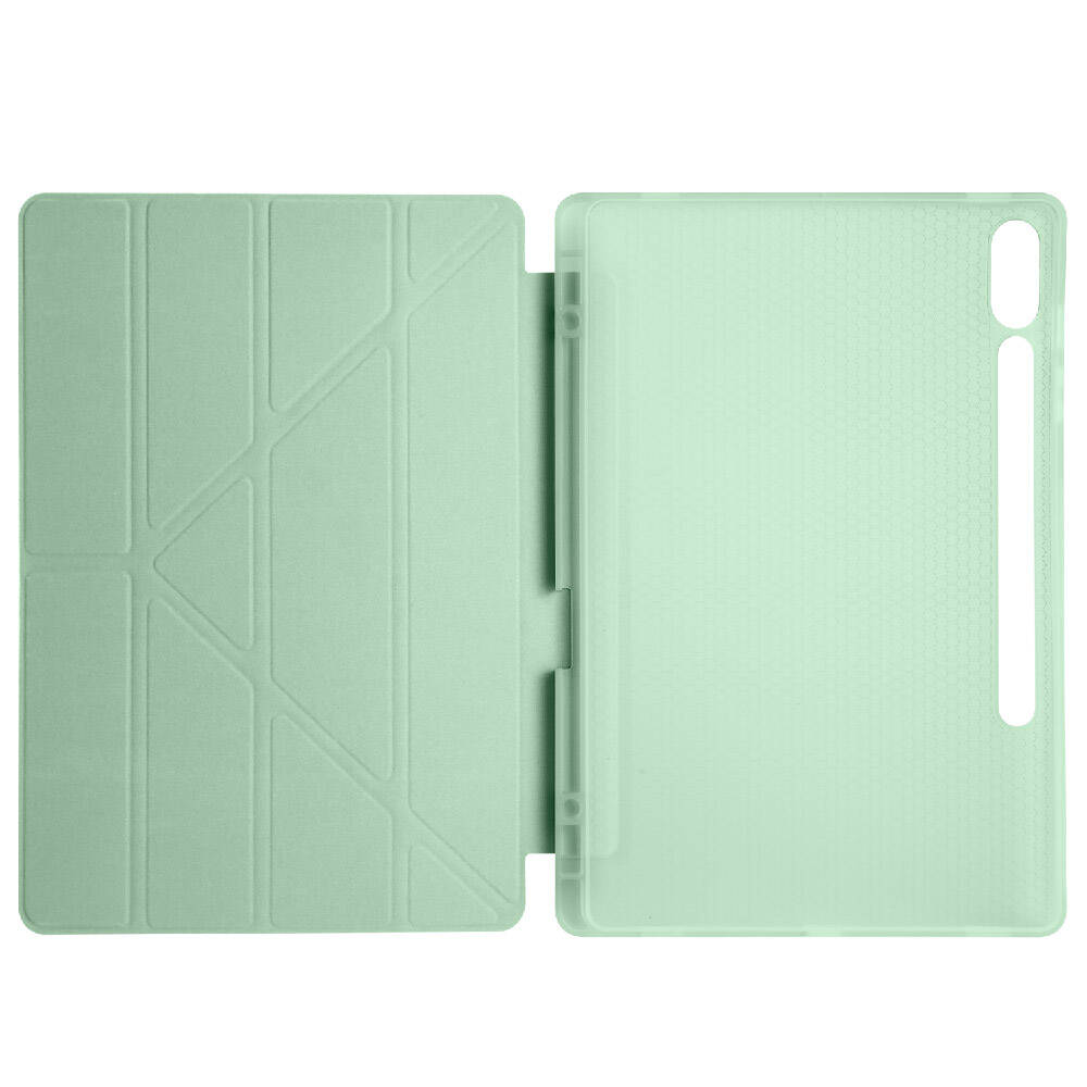 Cepax Foldable Galaxy Tab S9 Plus Kalem Bölmeli Standlı Tablet Kılıfı - 10