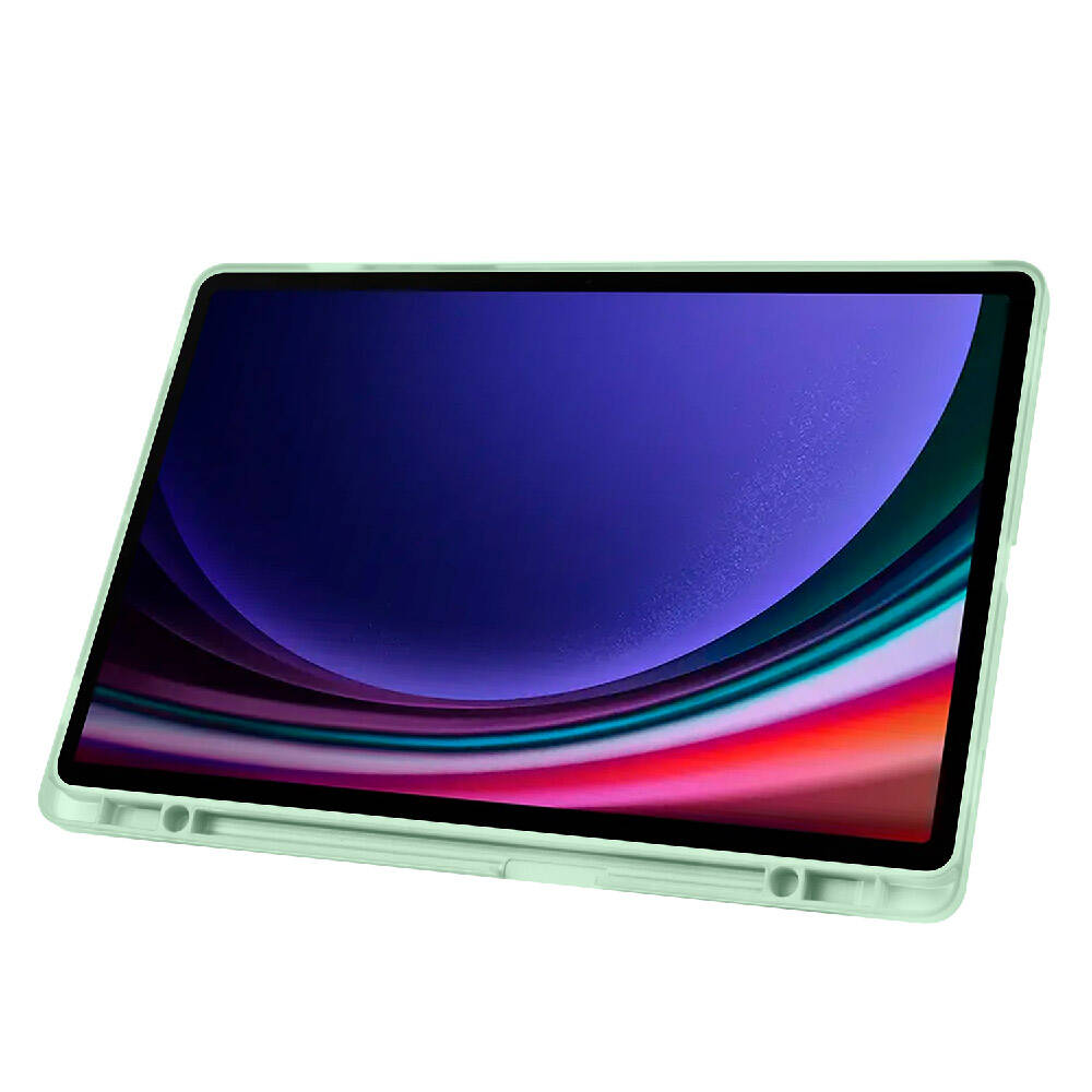 Cepax Foldable Galaxy Tab S9 Plus Kalem Bölmeli Standlı Tablet Kılıfı - 29