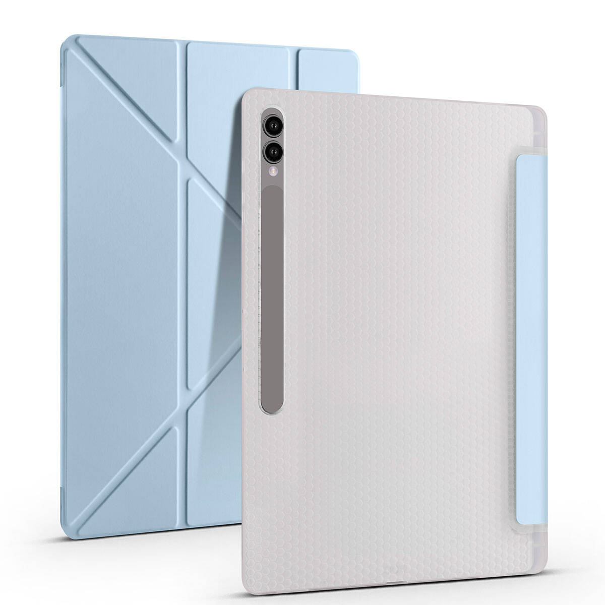 Cepax Foldable Galaxy Tab S9 Ultra Kalem Bölmeli Standlı Tablet Kılıfı - 5