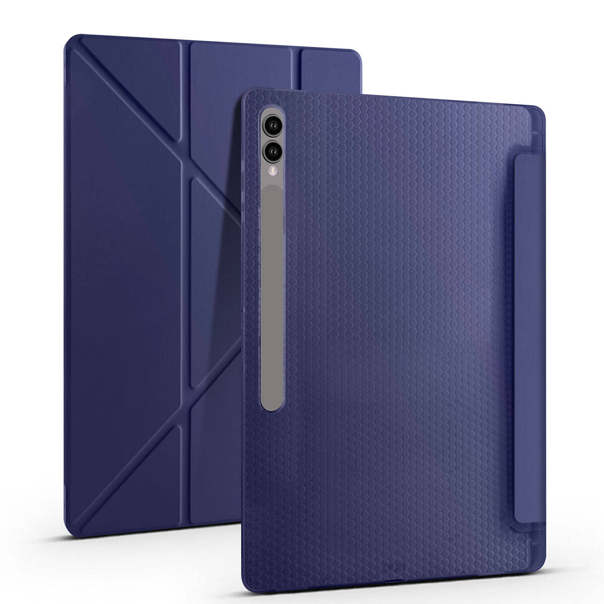 Cepax Foldable Galaxy Tab S9 Ultra Kalem Bölmeli Standlı Tablet Kılıfı - 6