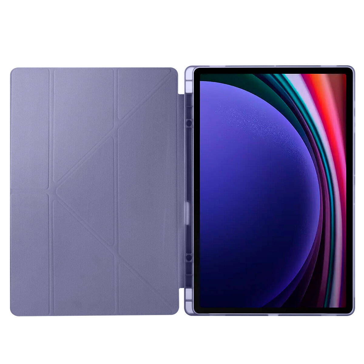 Cepax Foldable Galaxy Tab S9 Ultra Kalem Bölmeli Standlı Tablet Kılıfı - 12