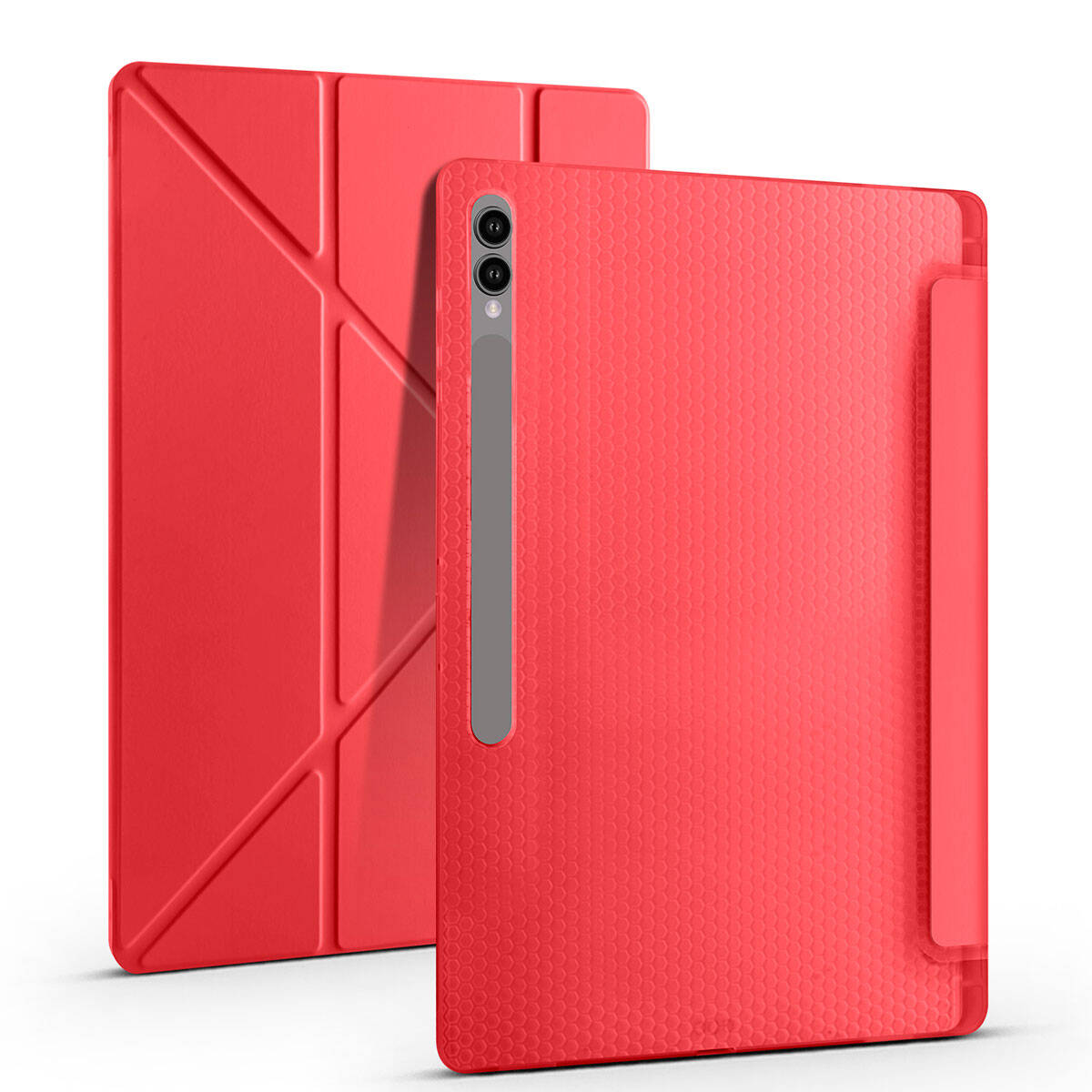 Cepax Foldable Galaxy Tab S9 Ultra Kalem Bölmeli Standlı Tablet Kılıfı - 3