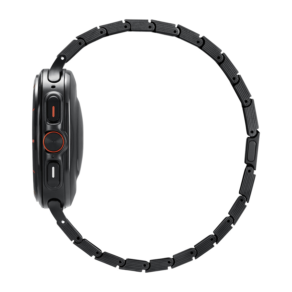 Pitaka Modern Serisi Samsung Galaxy Watch Ultra 47mm Karbon Fiber Black-Grey Twill Kordon