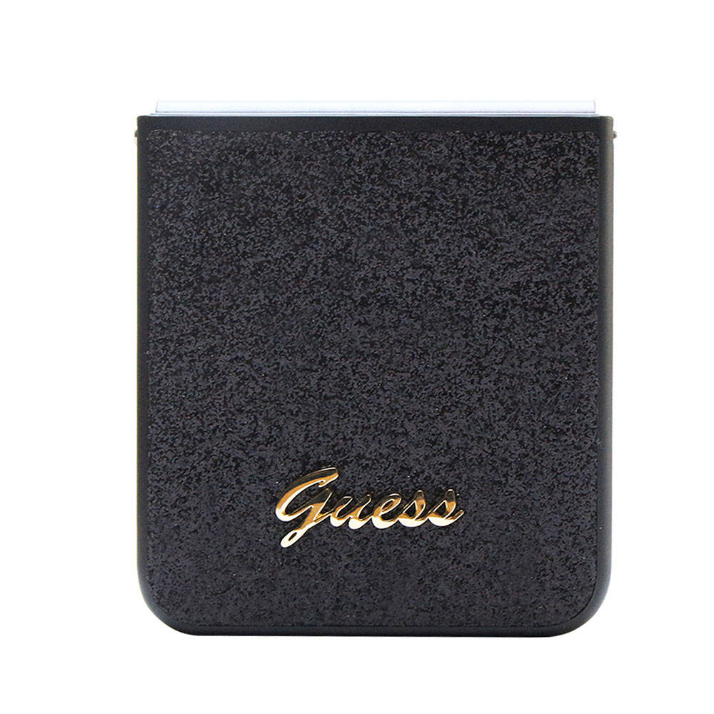 Guess Galaxy Z Flip 5 Orjinal Lisanslı Yazı Logolu Glitter Script Telefon Kılıfı - 4