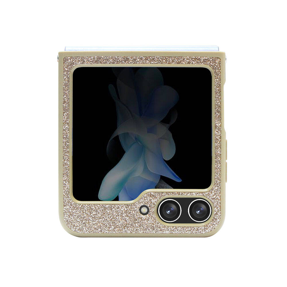 Guess Galaxy Z Flip 5 Orjinal Lisanslı Yazı Logolu Glitter Script Telefon Kılıfı - 9