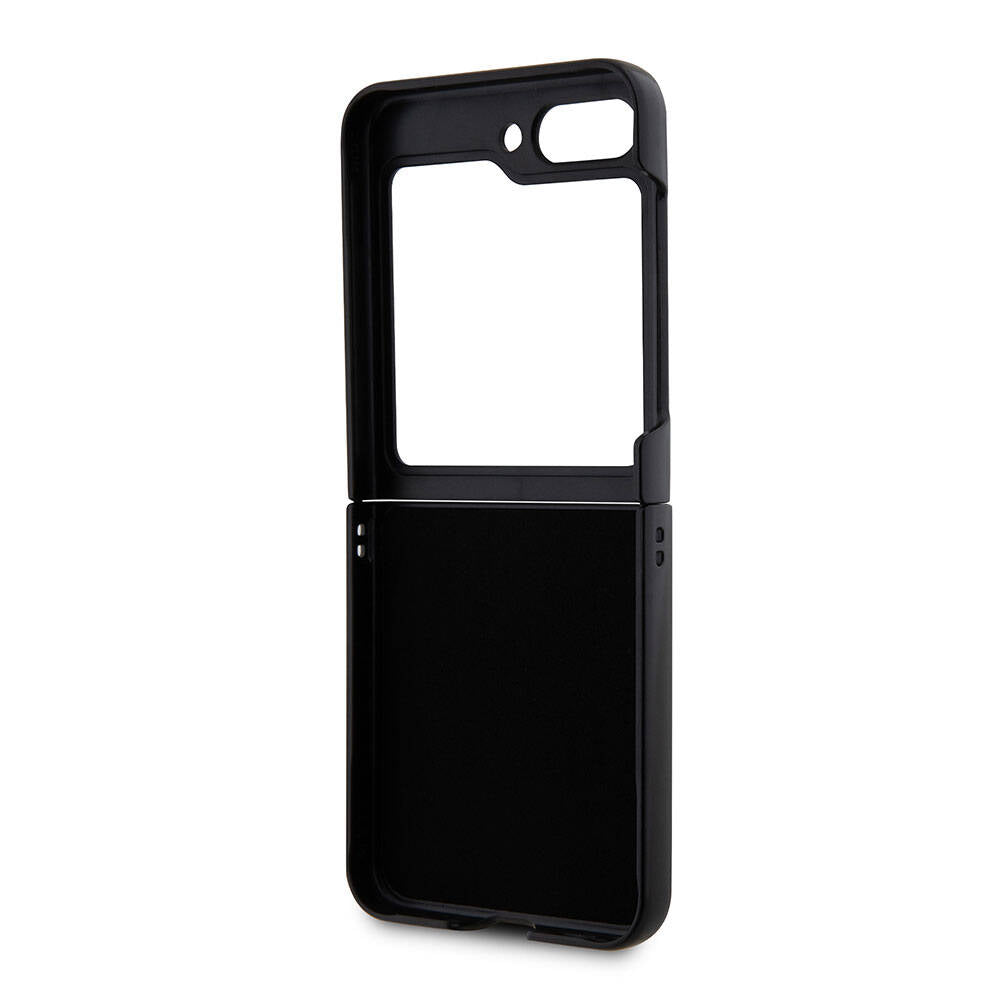 Karl Lagerfeld Galaxy Z Flip 5 Kılıf Orjinal Lisanslı KL Desenli Choupette İkonik Saffiano Telefon Kılıfı - 6