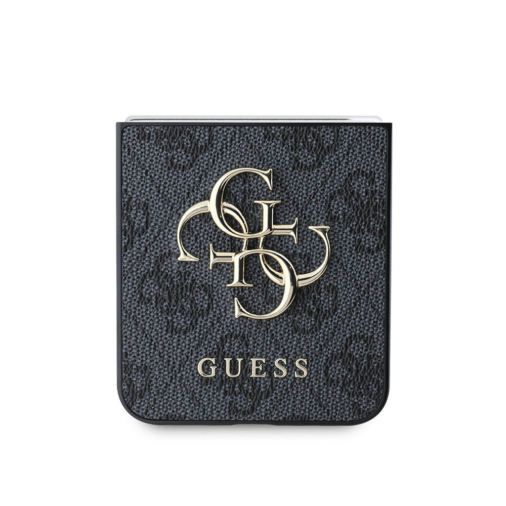 Guess Galaxy Z Flip 6 Orjinal Lisanslı Leather Metal Logo Telefon Kılıfı - 8