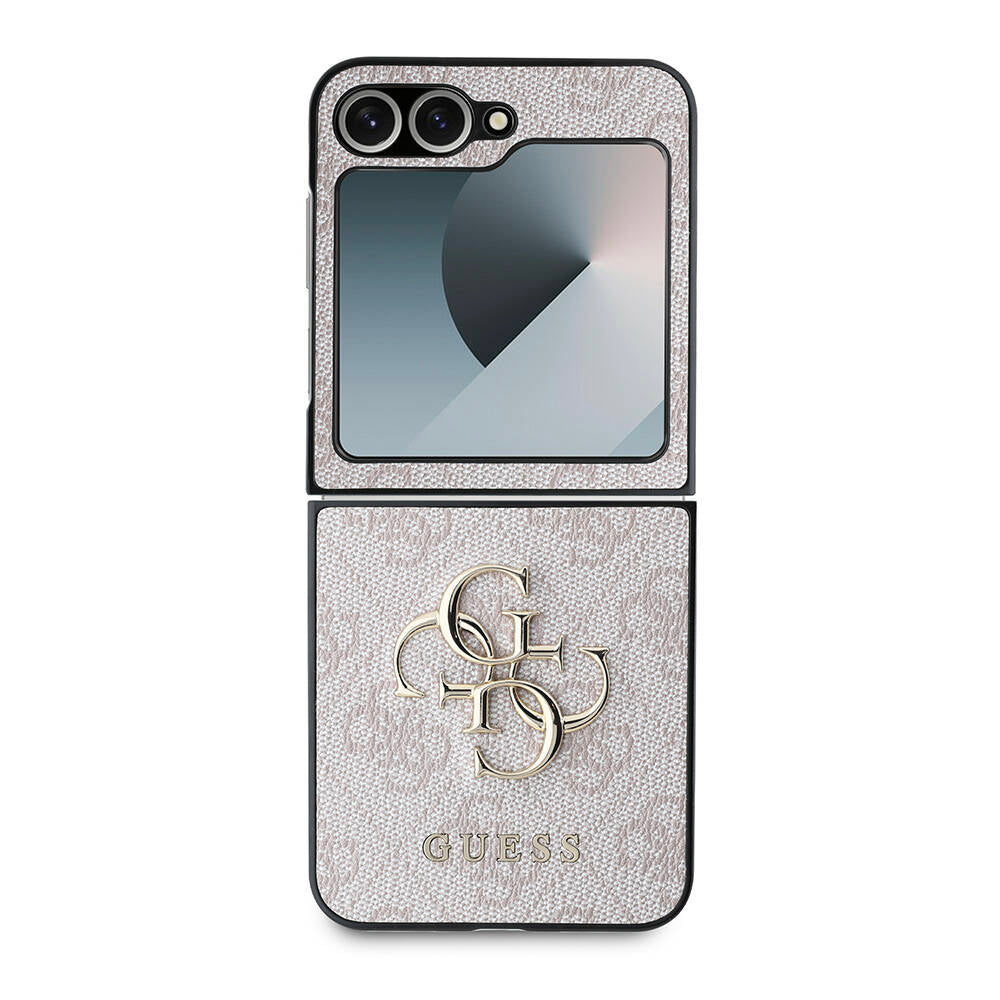 Guess Galaxy Z Flip 6 Orjinal Lisanslı Leather Metal Logo Telefon Kılıfı - 4